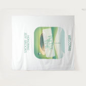 Hintergrund für Golf Theme Wandteppich (Vorderseite (Horizontal))