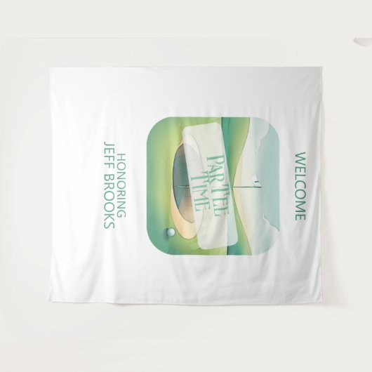 Hintergrund für Golf Theme Wandteppich (Vorderseite (Horizontal))