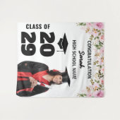 Hintergrund für Graduierungsparteien Benutzerdefin Wandteppich (Vorderseite (Horizontal))