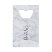 Hintergrund für graue Imitate - Marmor 2 Geldbeutel Flaschenöffner (Rückseite)