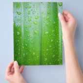 Hintergrund für grüne Blätter Flyer (Hand)