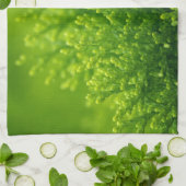 Hintergrund für grüne Blätter Geschirrtuch (Gefaltet)