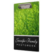 Hintergrund für grüne Blätter Klemmbrett (Links)