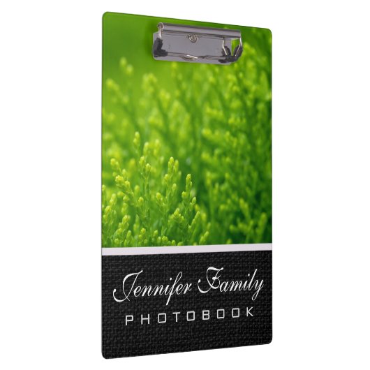 Hintergrund für grüne Blätter Klemmbrett (Rechts)