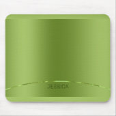 Hintergrund für grüne Metallic-Printmedien Mousepad (Vorne)