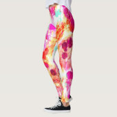 Hintergrund für Grunge-Farbpunkte Leggings (Links)