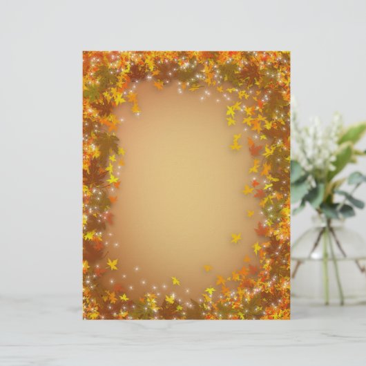 Hintergrund für Herbstlaube im Herbst (Stehend Vorderseite)