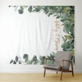 Hintergrund für Hochzeiten - Eukalyptus - Foto Wandteppich (Beispiel (Horizontal))