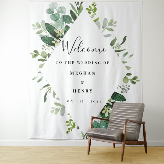 Hintergrund für Hochzeiten, Foto-Rahmen, Foto-Mess Wandteppich (Beispiel)