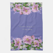 Hintergrund für Hochzeitsgeschenk für Bouquet Geschirrtuch (Vertikal)