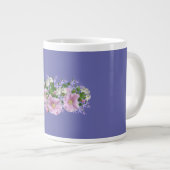Hintergrund für Hochzeitsgeschenk für Bouquet Jumbo-Tasse (Vorderseite Rechts)