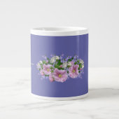 Hintergrund für Hochzeitsgeschenk für Bouquet Jumbo-Tasse (Vorderseite)