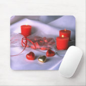 Hintergrund für Hochzeitsherzen Mousepad (Mit Mouse)