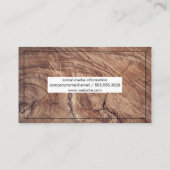 Hintergrund für Holzkörner Visitenkarte (Rückseite)