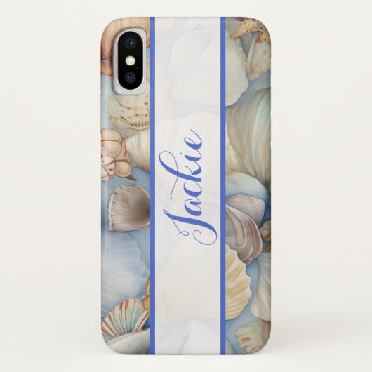 Hintergrund für hübsche Muscheln Case-Mate iPhone Hülle (Rückseite)