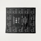 Hintergrund für Ihre Logos und sozialen Medien Wandteppich (Vorderseite (Horizontal))