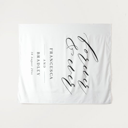 Hintergrund für immer und immer Hochzeitsfeier Wandteppich (Vorderseite (Horizontal))