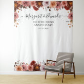 Hintergrund für jedes Ereignis - Blush und Burgund Wandteppich (Beispiel)