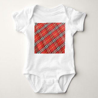 Hintergrund für klassische Tartan-Textur Baby Strampler