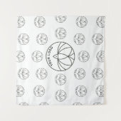 Hintergrund für kleine Unternehmen mit weißem, ben Wandteppich (Vorderseite)