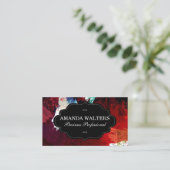 Hintergrund für künstlerische Pinselstriche Visitenkarte (Stehend Vorderseite)