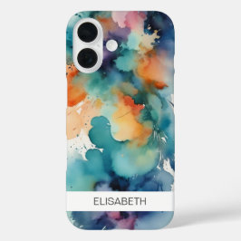 Hintergrund für künstlerische Wasserfarbe | Dein N iPhone 16 Hülle