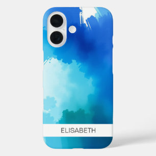Hintergrund für künstlerische Wasserfarbe   Ihr Na iPhone 16 Hülle