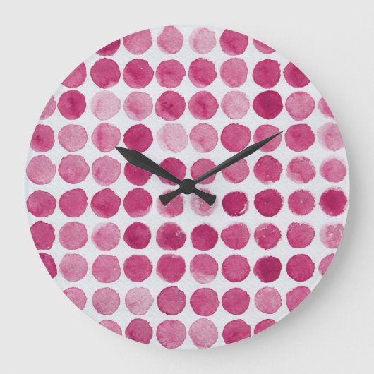 Hintergrund für künstlerisches Wasser Große Wanduhr (Vorderseite)