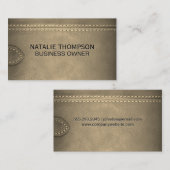 Hintergrund für Leder und Riemen Visitenkarte (Vorne/Hinten)