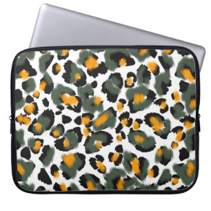 Hintergrund für Leopard-Tierdrucke Laptopschutzhülle