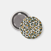 Hintergrund für Leopard-Tierdrucke Magnet (Vorderseite/Rückseite)