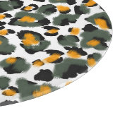 Hintergrund für Leopard-Tierdrucke Schneidebrett (Ecke)