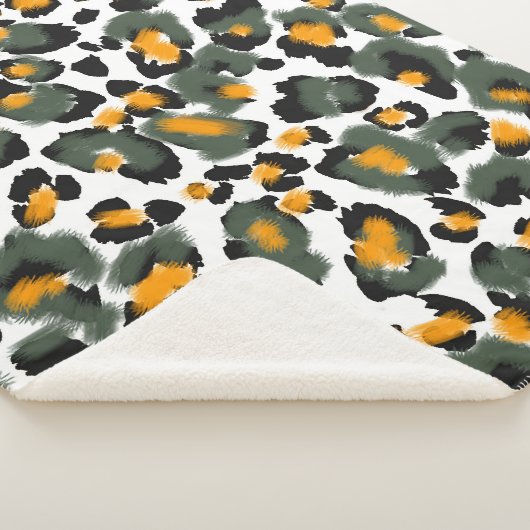 Hintergrund für Leopard-Tierdrucke Sherpadecke (3/4)