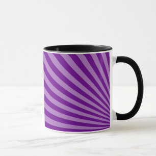 Hintergrund für Lila Sonnenstrahlen Tasse
