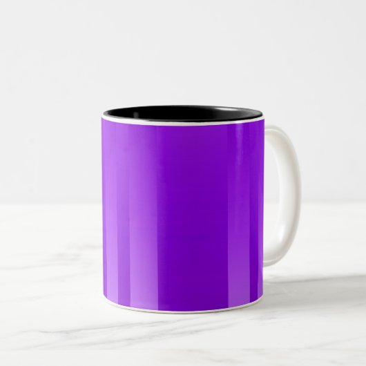 Hintergrund für lila Streifen Zweifarbige Tasse (VorderseiteRechts)