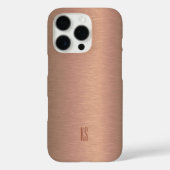 Hintergrund für metallische Kupferstruktur Case-Mate iPhone Hülle (Rückseite)