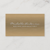 Hintergrund für Minimalistische Goldmetall Visitenkarte (Vorderseite)