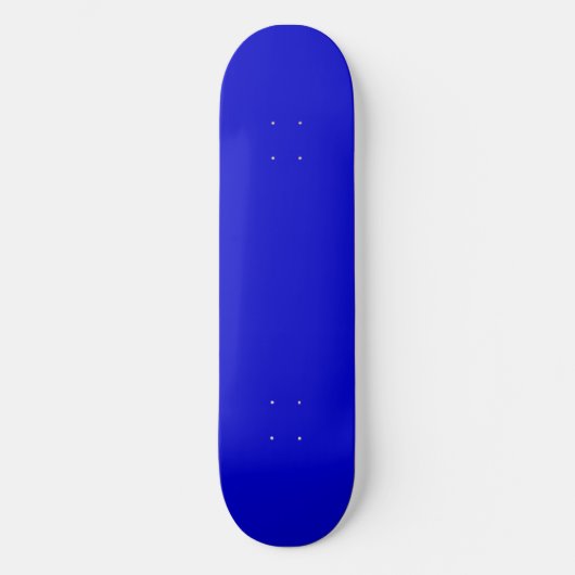 Hintergrund für Minimalistisches Medium Blau Solid Skateboard (Vorderseite)
