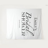 Hintergrund für Minimalistisches Schwarz/Weiß-Brau Wandteppich (Vorderseite (Horizontal))