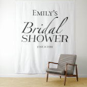 Hintergrund für Minimalistisches Schwarz/Weiß-Brau Wandteppich (Beispiel)