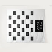 Hintergrund für moderne Berufliche Firmenlogos Wandteppich (Vorderseite (Horizontal))