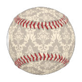 Hintergrund für Monogram-Damask Baseball (Vorderseite)