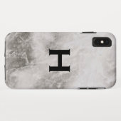 Hintergrund für Monogramm-Marmor Case-Mate iPhone Hülle (Rückseite (Horizontal))
