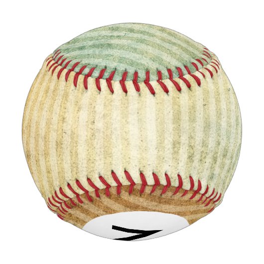 Hintergrund für Monogramm Streifen Baseball (Rückseite)