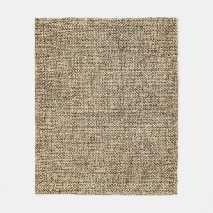 Hintergrund für natürliche Leinen, Bagger, Beige Fleecedecke