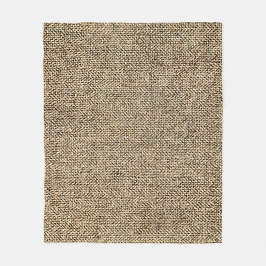 Hintergrund für natürliche Leinen, Bagger, Beige Fleecedecke (Vorderseite)