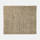 Hintergrund für natürliche Leinen, Bagger, Beige Fleecedecke (Vorderseite (Horizontal))