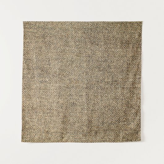 Hintergrund für natürliche Leinen, Bagger, Beige Wandteppich (Vorderseite)