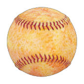 Hintergrund für Orange Wasserfarbe Baseball (Rückseite)