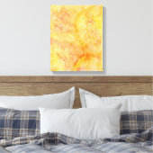 Hintergrund für Orange Wasserfarbe Leinwanddruck (Insitu (Schlafzimmer))